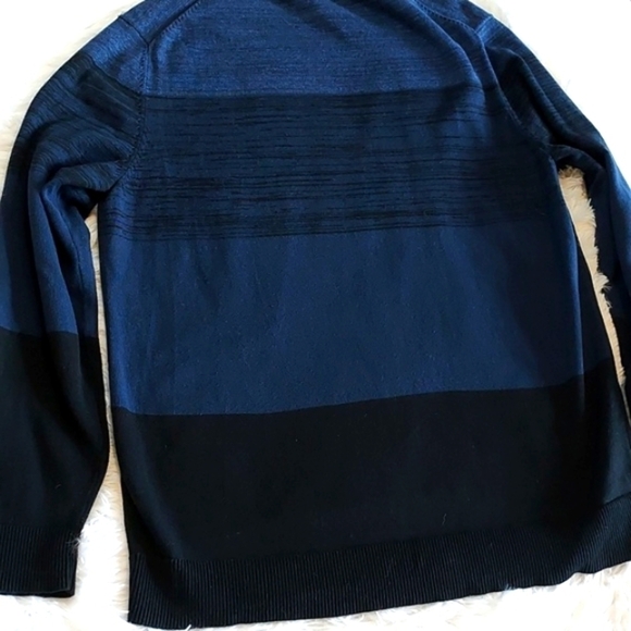 ALFANI Regular Fit pullover sweater, color block long sleeved size L - Picture 4 of 4